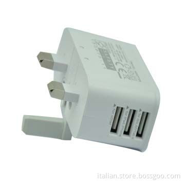 EU/US/UK/3 USB Port Wall Charger for Galaxy tab iPhone iPad